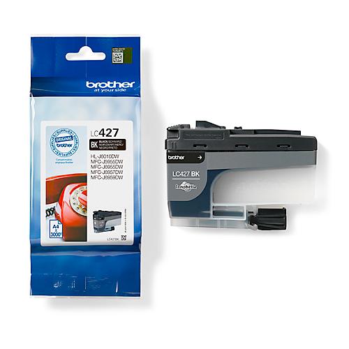 Original Brother Tintenpatrone LC-427BK, Einzelpack, schwarz