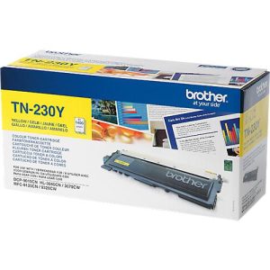 Original Brother Toner TN-230Y, Einzelpack, gelb Original Brother Toner TN-230Y, Einzelpack, gelb