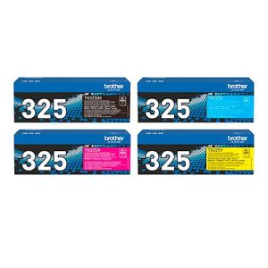 Original Brother Toner TN-325 CMYK, Mixpack, schwarz, cyan, magenta, gelb