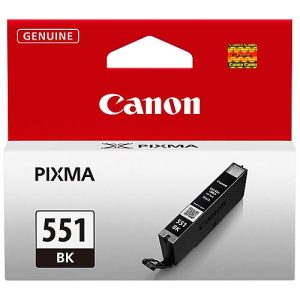 Original Canon Tintenpatrone CLI-551BK, Einzelpack, schwarz Original Canon Tintenpatrone CLI-551BK, Einzelpack, schwarz