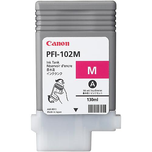Original Canon Tintenpatrone PFI-102M, Einzelpack, magenta