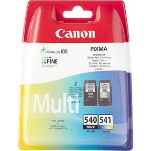 Original Canon Tintenpatronen PG-540/CL-541 CMYK, Mixpack, schwarz, Tri-Colour Original Canon Tintenpatronen PG-540/CL-541 CMYK, Mixpack, schwarz, Tri-Colour