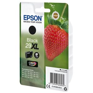 Original Epson Tintenpatrone 29XL, Einzelpack, schwarz Original Epson Tintenpatrone 29XL, Einzelpack, schwarz