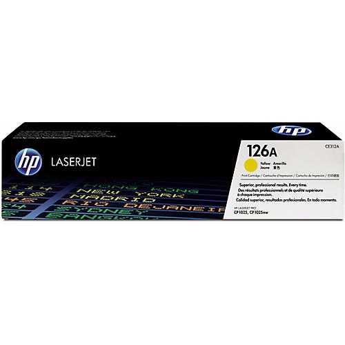 Original HP Toner 126A, Einzelpack, gelb