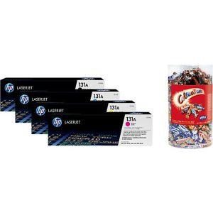 Original HP Toner 131A CMYK, Mixpack, schwarz, cyan, magenta, gelb Original HP Toner 131A CMYK, Mixpack, schwarz, cyan, magenta, gelb