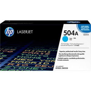 Original HP Toner 504A, Einzelpack, cyan Original HP Toner 504A, Einzelpack, cyan