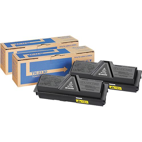 Original Kyocera Toner TK-1130, Doppelpack, schwarz