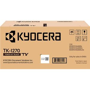 Original Kyocera Toner TK-1270, Kapazität ca. 10000 Seiten, Einzelpack, schwarz Original Kyocera Toner TK-1270, Kapazität ca. 10000 Seiten, Einzelpack, schwarz