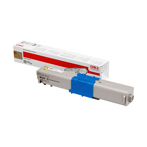 Original Oki Toner 44315305, Einzelpack, gelb