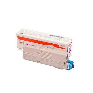 Original Oki Toner 46490606, Einzelpack, magenta Original Oki Toner 46490606, Einzelpack, magenta