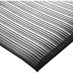 Orthomat® Arbeitsplatzmatte Ribbed, schwarz, lfm. x B 900 mm Orthomat® Arbeitsplatzmatte Ribbed, schwarz, lfm. x B 900 mm