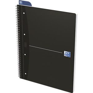 Oxford Office-Collegeblock, DIN A4+, 70 Blatt kariert, 5er Pack, schwarz Oxford Office-Collegeblock, DIN A4+, 70 Blatt kariert, 5er Pack, schwarz