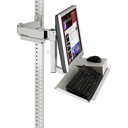 Packpool Monitorträger, Tastatur- u. Mousefläche, 15–24' Monitore, VESA 75 mm