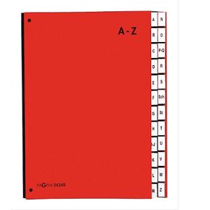 PAGNA Pultordner Color A – Z, auch für Überformate, Polypropylen, rot PAGNA Pultordner Color A – Z, auch für Überformate, Polypropylen, rot