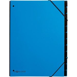 Pagna Pultordner Trend, für DIN A4, Karton, 12 Fächer, hellblau Pagna Pultordner Trend, für DIN A4, Karton, 12 Fächer, hellblau