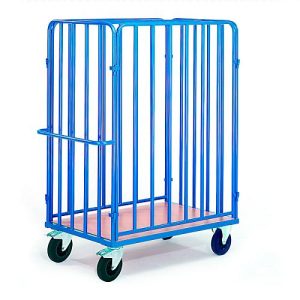Paketwagen mit Längswänden, 1 Rückwand und 1 Vorderwand , 1200 x 740 mm Paketwagen mit Längswänden, 1 Rückwand und 1 Vorderwand , 1200 x 740 mm