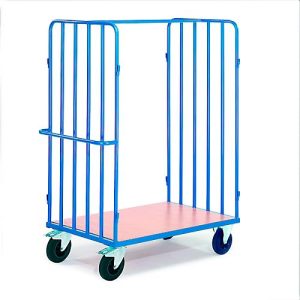 Paketwagen mit Längswänden, offen, 1000 x 700 mm Paketwagen mit Längswänden, offen, 1000 x 700 mm