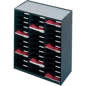PAPERFLOW Sortierstation, DIN A4, Polystyrol, 36 Fächer, schwarz PAPERFLOW Sortierstation, DIN A4, Polystyrol, 36 Fächer, schwarz