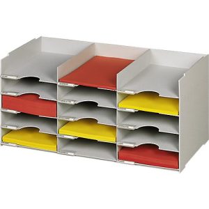 PAPERFLOW Sortierstation, DIN A4, Polystyrol, grau PAPERFLOW Sortierstation, DIN A4, Polystyrol, grau