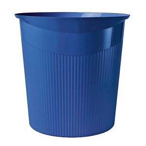 Papierkorb HAN LOOP, für den Innenbereich, Volumen 13 l, pflegeleicht, Ø 280/226 x H 287 mm, Kunststoff, blau Papierkorb HAN LOOP, für den Innenbereich, Volumen 13 l, pflegeleicht, Ø 280/226 x H 287 mm, Kunststoff, blau