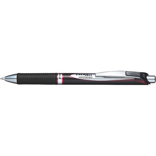 Pentel® Tintenroller EnerGel BLP77, 12 Stück, rot
