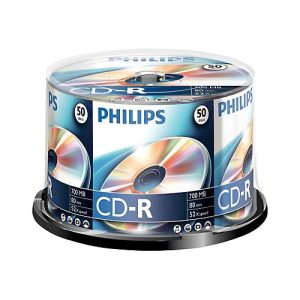 Philips CR7D5NB50 – 50 x CD-R – 700 MB (80 Min) 52x – Spindel Philips CR7D5NB50 – 50 x CD-R – 700 MB (80 Min) 52x – Spindel