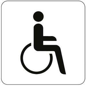 Piktogramm ‚Rollstuhlfahrer‘