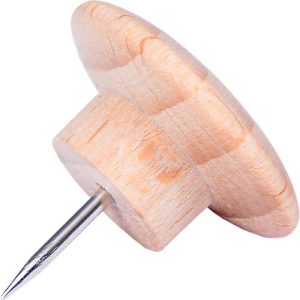 Pinnnadel Legamaster WOODEN, 25 Stück, für Legamaster-Pinboards geeignet, ⌀ 20 x H 27 mm, Buchenholz, lackiert Pinnnadel Legamaster WOODEN, 25 Stück, für Legamaster-Pinboards geeignet, ⌀ 20 x H 27 mm, Buchenholz, lackiert