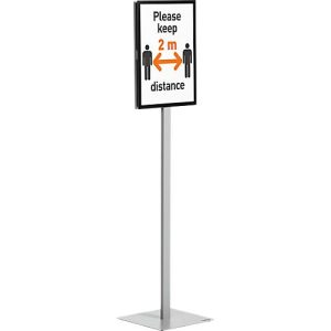 Plakatständer Durable Info Stand Basic, A3 Hoch- & Querformat, beidseitig lesbar, 2 DURAFRAME® MAGNETIC Inforahmen, inkl. Montageset, Metall Plakatständer Durable Info Stand Basic, A3 Hoch- & Querformat, beidseitig lesbar, 2 DURAFRAME® MAGNETIC Inforahmen, inkl. Montageset, Metall
