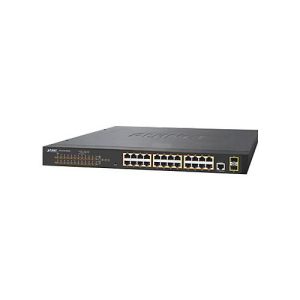 PLANET GS-4210-24P2S – Switch – managed – 24 x 10/100/1000 (PoE+) + 2 x Gigabit SFP – an Rack montierbar – PoE+ (300 W) PLANET GS-4210-24P2S – Switch – managed – 24 x 10/100/1000 (PoE+) + 2 x Gigabit SFP – an Rack montierbar – PoE+ (300 W)