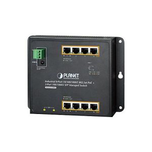 PLANET WGS-4215-8P2S – Switch – managed – 8 x 10/100/1000 (PoE+) + 2 x SFP – an DIN-Schiene montierbar, wandmontierbar – PoE+ (200 W) PLANET WGS-4215-8P2S – Switch – managed – 8 x 10/100/1000 (PoE+) + 2 x SFP – an DIN-Schiene montierbar, wandmontierbar – PoE+ (200 W)