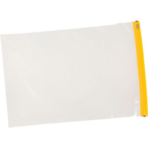 Planschutztasche Eichner, gelber Gleitverschluss, Polyethylen transparent, Format A0
