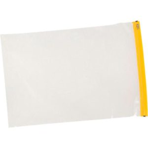Planschutztasche Eichner, gelber Gleitverschluss, Polyethylen transparent, Format A1 Planschutztasche Eichner, gelber Gleitverschluss, Polyethylen transparent, Format A1