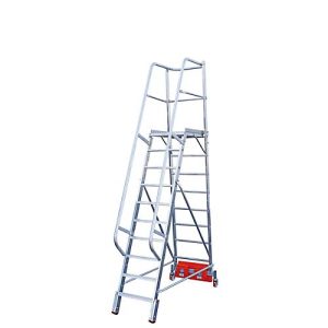 Podestleiter, Vario Alu, 10 Stufen Podestleiter, Vario Alu, 10 Stufen
