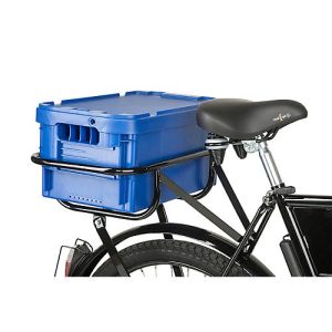 Postbox für Transport- und Lastenfahrrad, aus Kunststoff, ohne Deckel, blau Postbox für Transport- und Lastenfahrrad, aus Kunststoff, ohne Deckel, blau