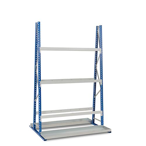 Profil-Lagerregal, doppelseitig, Grundfeld, H 2500 x L 1500 x T 600 mm
