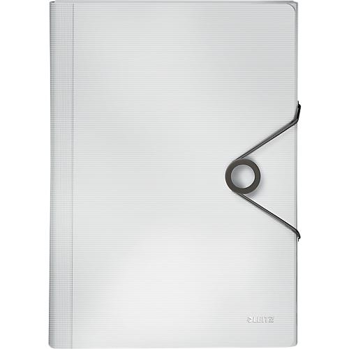 Projektmappe Leitz Solid, 5 Fächer, 1 Zusatzfach, Format DIN A4, weiß