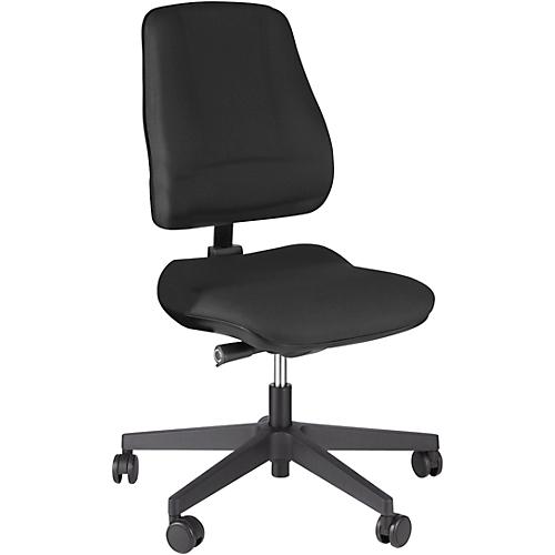 Prosedia Bürostuhl LEANOS V ERGO, Synchronmechanik, ohne Armlehnen, Bandscheibensitz, schwarz/schwarz