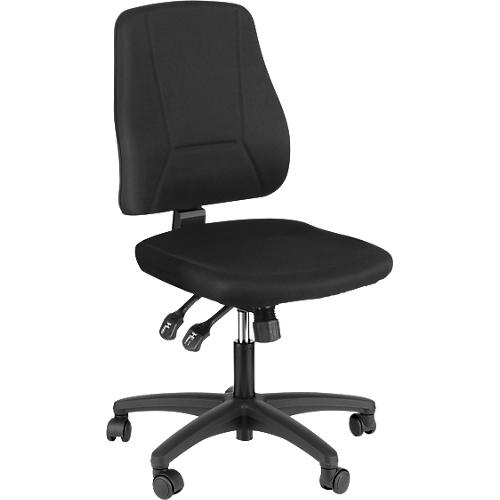 Prosedia Bürostuhl YOUNICO PLUS 8, Synchronmechanik, ohne Armlehnen, halbhohe Rückenlehne, schwarz