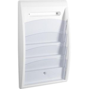 Prospektwandhalter Quickfit, DIN A4 quer, weiß Prospektwandhalter Quickfit, DIN A4 quer, weiß