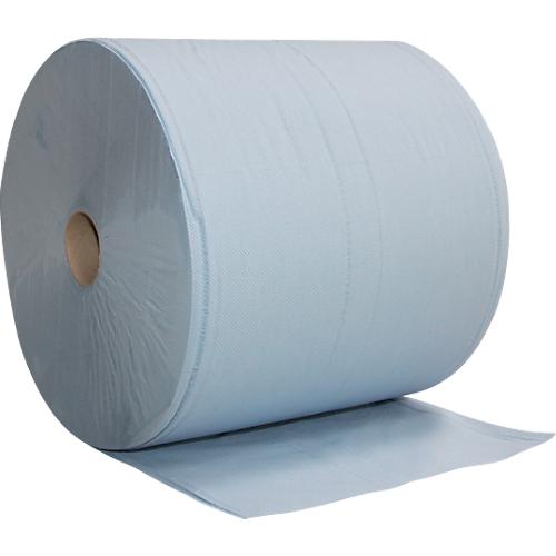 Putztuchrolle Basic Line, 1 Rolle mit 1000 Blatt, 3-lagig, 380 x 360 mm, blau