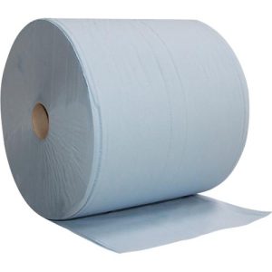 Putztuchrolle Basic Line, 2 Rollen je 1000 Blatt, 2-lagig, 380 x 360 mm, blau Putztuchrolle Basic Line, 2 Rollen je 1000 Blatt, 2-lagig, 380 x 360 mm, blau