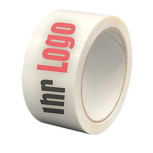 PVC-Klebeband, 2-farbiger Druck, weiß, 144 Rollen