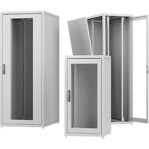 PX Netzwerkschrank, mit Rückwand, Stahlblech, pulverbeschichtet/verzinkt, B 800 x T 800 x H 2000 mm PX Netzwerkschrank, mit Rückwand, Stahlblech, pulverbeschichtet/verzinkt, B 800 x T 800 x H 2000 mm