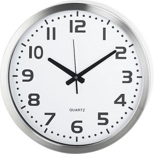 Quarz-Wanduhr, rund, ø 400 mm Quarz-Wanduhr, rund, ø 400 mm