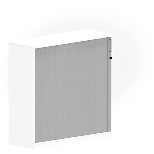 Querrollladenschrank BEXXSTAR, 3 Ordnerhöhen, H 1155 mm, weiß