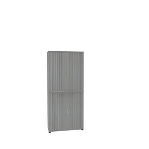 Querrollladenschrank, zweiteilig, B 1000 mm, 6 OH, silber Querrollladenschrank, zweiteilig, B 1000 mm, 6 OH, silber
