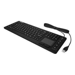 RaidSonic KeySonic KSK-6231INEL – Tastatur – mit Touchpad – hinterleuchtet – USB – Deutsch RaidSonic KeySonic KSK-6231INEL – Tastatur – mit Touchpad – hinterleuchtet – USB – Deutsch