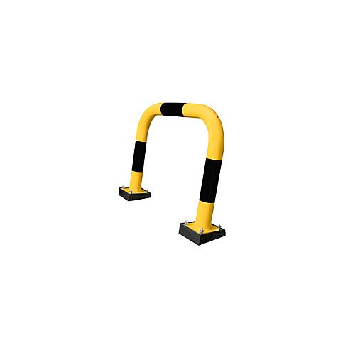 Rammschutzbügel SWING, Inneneinsatz, 640 x 750 mm, gelb/schwarz
