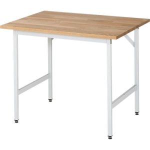 RAU Arbeitstisch, Buche-Platte, 1000 x 1000 x 800-850 mm RAU Arbeitstisch, Buche-Platte, 1000 x 1000 x 800-850 mm